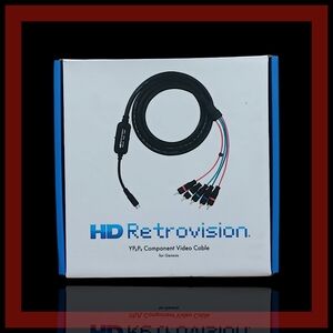 HD Retrovision YPbPr Component Video Cable for Sega Genesis 2 New